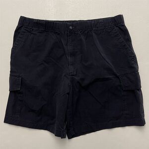 Kirkland XL x 8" Navy‎ 100% Cotton Ripstop Drawstring Cargo Shorts